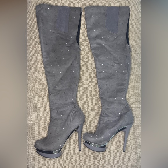 Michael Antonio Shoes - MICHAEL ANTONIO SEXY THIGH HIGH BOOT HEELS
